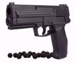 T4E IMPAX P68 PAINTBALL MARKER .68 CAL-BLACK left Side  angle